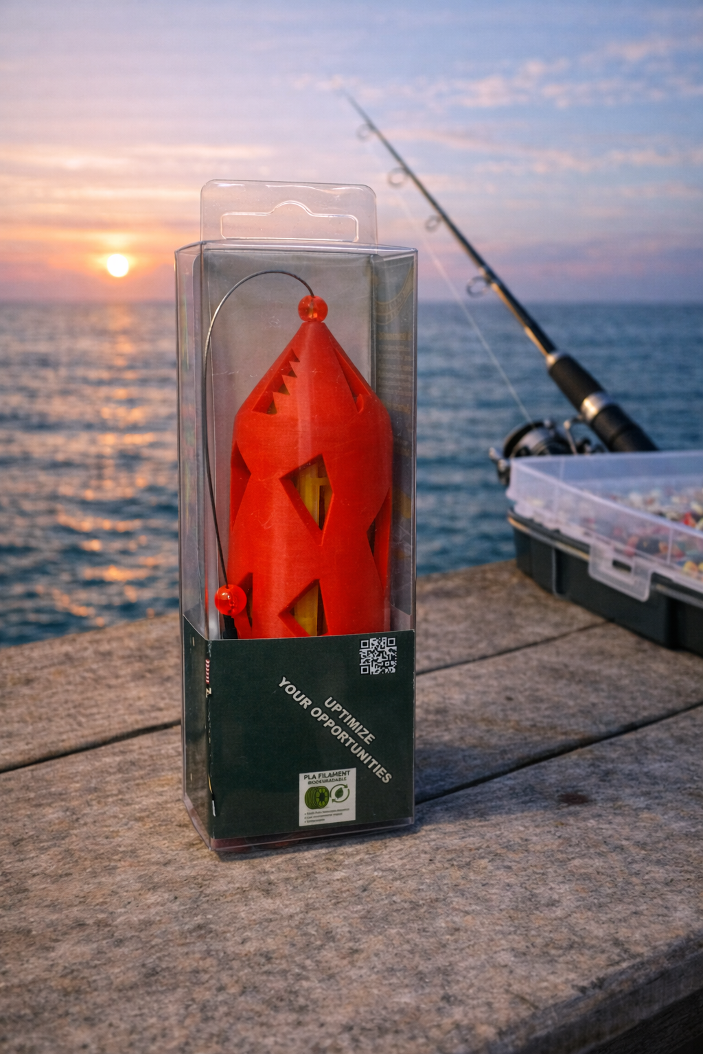 CHUMBONIZER USA 5.02``X1.68`` “Red and yellow mesh.”