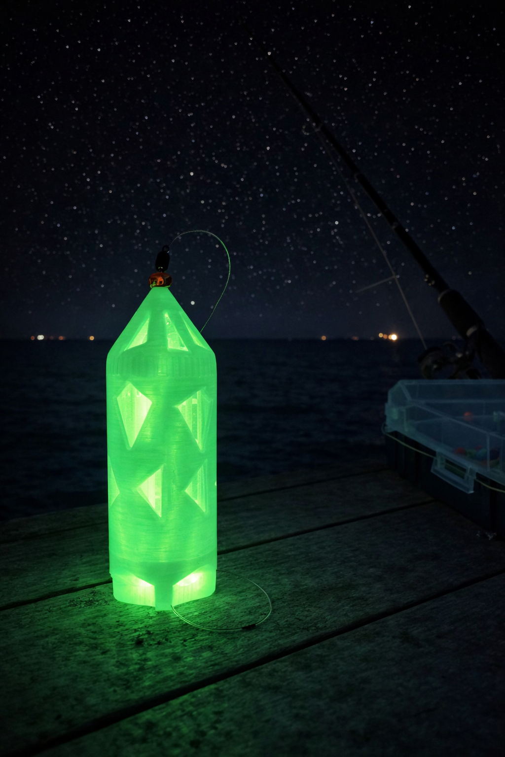 Green glow in the dark | 5.3” x 1.67”  (For best results, use a UV light)